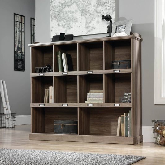 Barrister Lane 10-Cube Bookcase, White Plank Finish